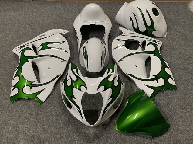97-07 Verde & Blanco GSXR 1300 Carenados Moto 97-07 Verde & Blanco GSXR 1300 Carenados Moto