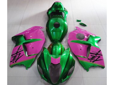 97-07 Verde Brillante & Rosa GSXR 1300 Carenados Moto