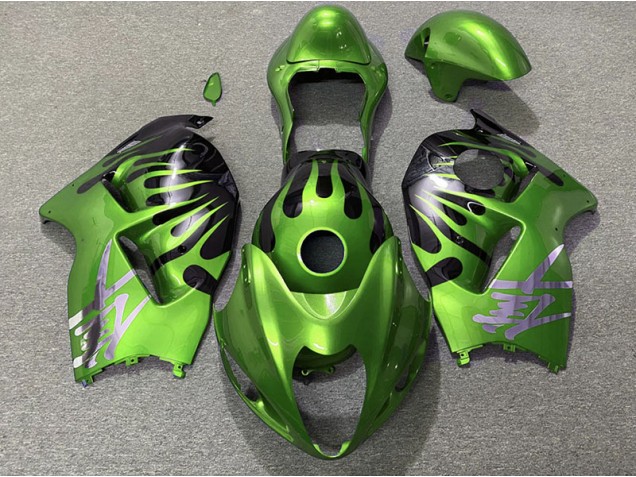 97-07 Verde & Negro GSXR 1300 Carenados Moto 97-07 Verde & Negro GSXR 1300 Carenados Moto