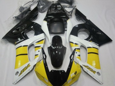 98-02 Amarillo Brillante & Negro R6 Carenados Moto
