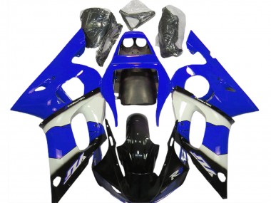 98-02 Azul Blanco & Negro R6 Carenados Moto