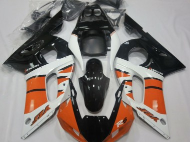 98-02 Naranja Brillante & Negro R6 Carenados Moto
