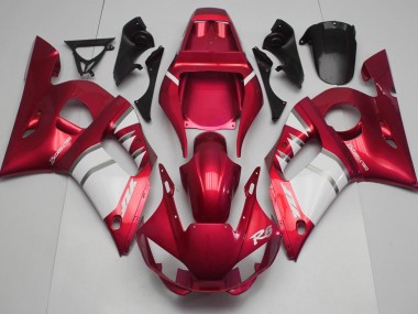 98-02 Rojo Blanco R6 Carenados Moto