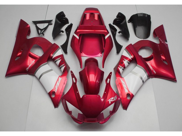 98-02 Rojo Blanco R6 Carenados Moto 98-02 Rojo Blanco R6 Carenados Moto