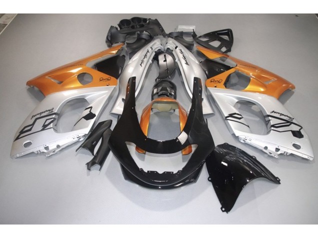 98-07 Naranja Brillante Plata & Negro YZF600 Carenados Moto 98-07 Naranja Brillante Plata & Negro YZF600 Carenados Moto