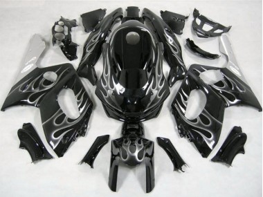 98-07 Negro & Plateado Llama YZF600 Carenados Moto