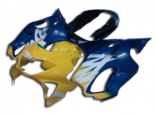 99-00 Amarillo & Azul CBR600 F4 Carenados Moto 99-00 Amarillo & Azul CBR600 F4 Carenados Moto