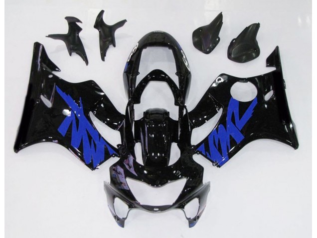 99-00 Negro Brillante & Azul CBR600 F4 Carenados Moto 99-00 Negro Brillante & Azul CBR600 F4 Carenados Moto