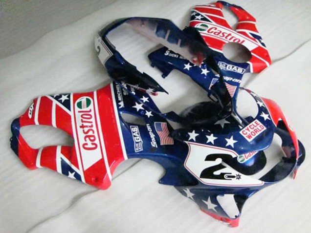 99-00 Rojo Castrol CBR600 F4 Carenados Moto 99-00 Rojo Castrol CBR600 F4 Carenados Moto