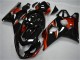 Venta Carenados Moto Suzuki GSXR 600/750 2004-2005 - Negro Brillante Rojo Raya