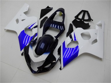 Venta Carenado Moto Suzuki GSXR 600/750 2004-2005 - Blanco Azul Negro