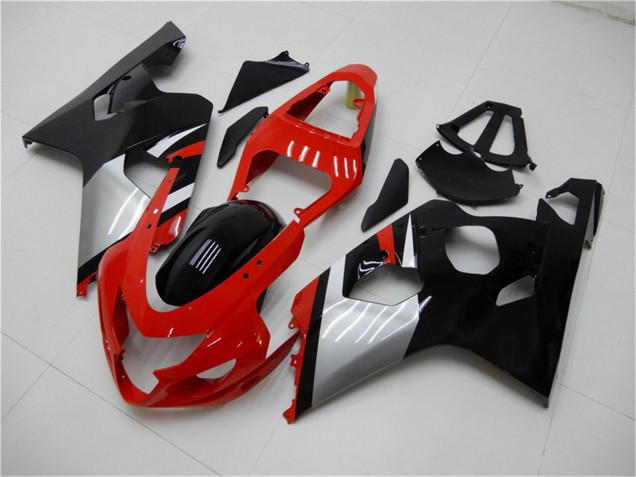 Venta Carenados Moto Suzuki GSXR 600/750 2004-2005 - Rojo Plata Negro