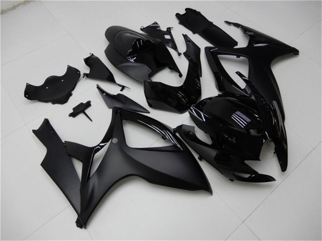 Venta Carenados Moto Suzuki GSXR 600/750 2006-2007 - Negro Mate Negro Brillante
