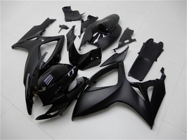 Venta Carenados Moto Suzuki GSXR 600/750 2006-2007 - Negro Mate Negro Brillante