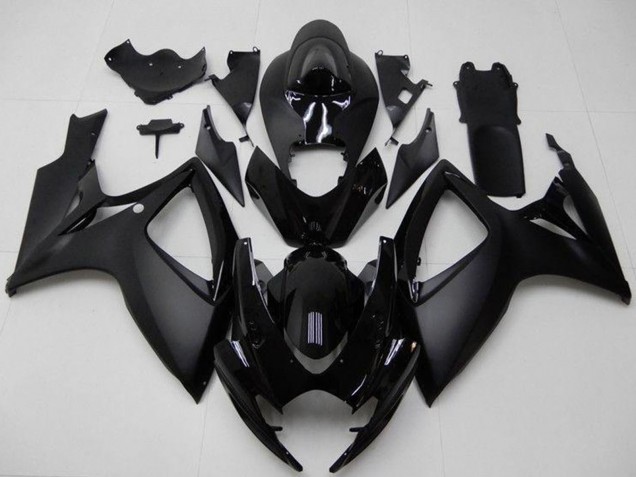 Venta Carenados Moto Suzuki GSXR 600/750 2006-2007 - Negro Mate Negro Brillante