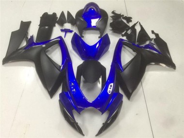 Venta Carenados Moto Suzuki GSXR 600/750 2006-2007 - Azul Negro Mate