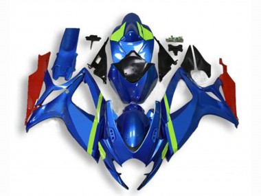 Venta Carenados Moto Suzuki GSXR 600/750 2006-2007 - Azul Verde Rojo