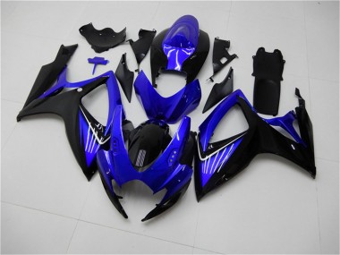 Venta Carenados Moto Suzuki GSXR 600/750 2006-2007 - Azul Negro Brillante