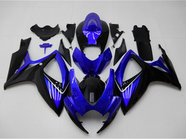 Venta Carenados Moto Suzuki GSXR 600/750 2006-2007 - Azul Negro Brillante