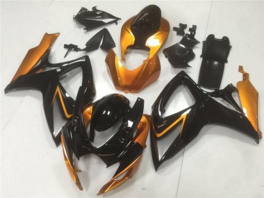 Venta Carenados Moto Suzuki GSXR 600/750 2006-2007 - Naranja Negro Brillante