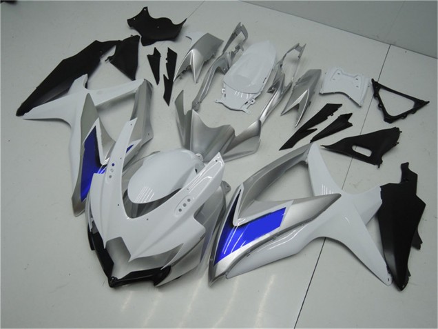 Venta Carenados Moto Suzuki GSXR 600/750 2008-2010 - Plata Blanco Azul Negro