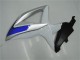 Venta Carenados Moto Suzuki GSXR 600/750 2008-2010 - Plata Blanco Azul Negro