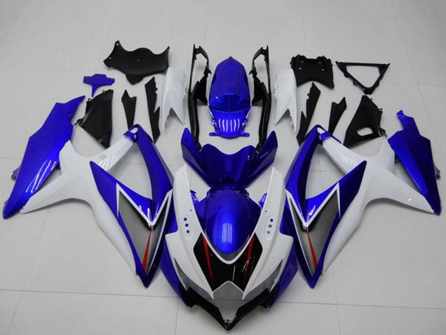 Venta Carenados Moto Suzuki GSXR 600/750 2008-2010 - Blanco Azul Negro Rojo Línea