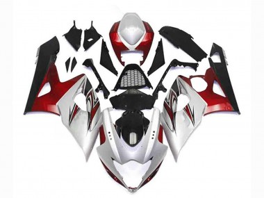Venta Kits Carenado Moto Suzuki GSXR 1000 2005-2006 - Plata Rojo Negro