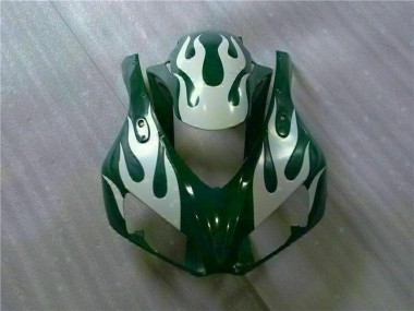 Venta Carenados Moto Honda CBR1000RR 2006-2007 - Blanco Verde Llama
