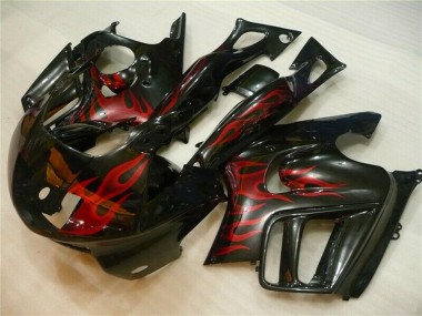 Venta Carenados Moto Honda CBR600 F3 1995-1996 - Negro Brillante Rojo Llama