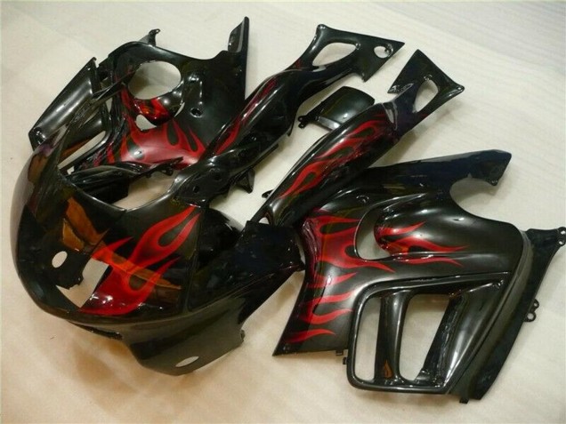 Venta Carenados Moto Honda CBR600 F3 1995-1996 - Negro Brillante Rojo Llama