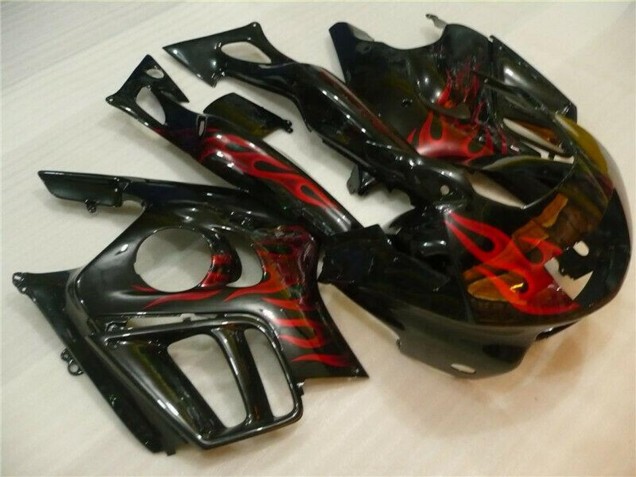 Venta Carenados Moto Honda CBR600 F3 1995-1996 - Negro Brillante Rojo Llama