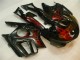 Venta Carenados Moto Honda CBR600 F3 1995-1996 - Negro Brillante Rojo Llama