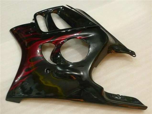 Venta Carenados Moto Honda CBR600 F3 1995-1996 - Negro Brillante Rojo Llama
