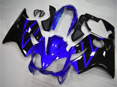 Venta Kits Carenado Moto Honda CBR600 F4i 2004-2007 - Azul Negro Brillante