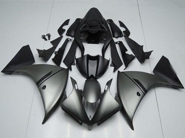Venta Carenados Moto Yamaha YZF R1 2012-2014 - Gris Mate Negro Mate