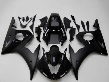 Venta Carenados Moto Yamaha YZF R6 2003-2004 - Negro Brillante Negro Mate