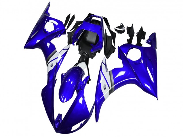 Venta Carenados Moto Yamaha YZF R6 2003-2004 - Azul Blanco