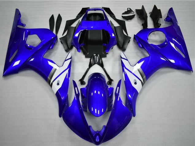 Venta Carenados Moto Yamaha YZF R6 2003-2004 - Azul Blanco