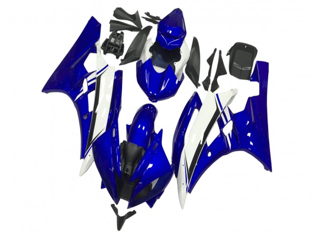 Venta Carenados Moto Yamaha YZF R6 2006-2007 - Azul Blanco Negro