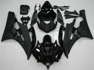 Venta Carenado Moto Yamaha YZF R6 2006-2007 - Negro Brillante Negro Mate
