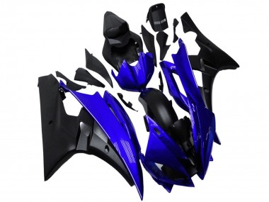 Venta Carenado Moto Yamaha YZF R6 2006-2007 - Azul Negro Mate