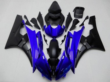 Venta Carenado Moto Yamaha YZF R6 2006-2007 - Azul Negro Mate