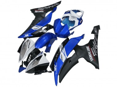 Venta Carenados Moto Yamaha YZF R6 2008-2016 - Blanco Azul Negro Mate Yamalube