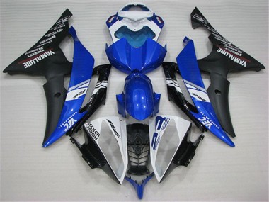 Venta Carenados Moto Yamaha YZF R6 2008-2016 - Blanco Azul Negro Mate Yamalube