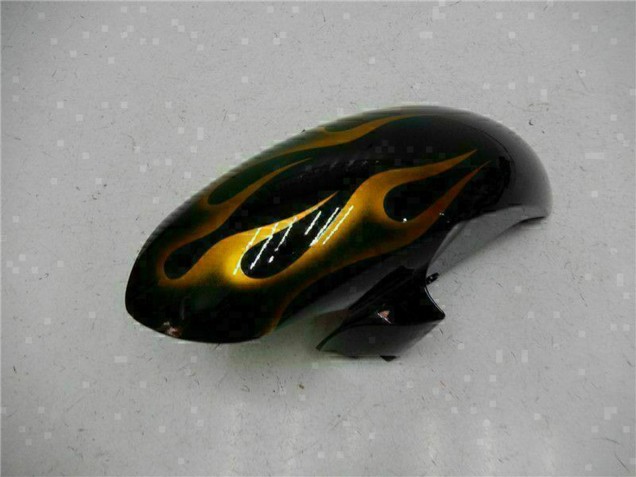 Venta Carenados Moto Yamaha YZF R6 2008-2016 - Negro Brillante Oro Llama