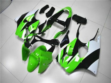 Venta Kits Carenado Moto Kawasaki ZX6R 2000-2002 - Verde Blanco Negro