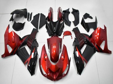 Venta Carenados Moto Kawasaki ZX14R ZZR1400 2006-2011 - Rojo Negro