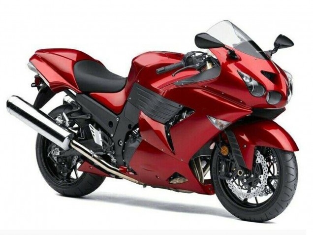 Venta Carenados Moto Kawasaki ZX14R ZZR1400 2006-2011 - Rojo