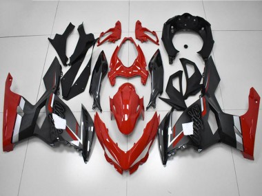 Venta Carenados Moto Kawasaki EX400 2018-2024 - Rojo Gris Negro